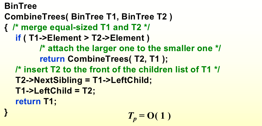 5.Binomial Queue - HowJul的学习笔记